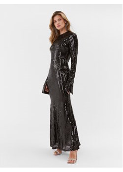 ROTATE Sukienka wieczorowa Sequin 111349100 Czarny Slim Fit ze sklepu MODIVO w kategorii Sukienki - zdjęcie 168579609