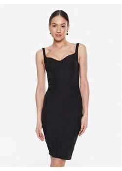 Elisabetta Franchi Sukienka koktajlowa AB-325-31E2-V360 Czarny Slim Fit ze sklepu MODIVO w kategorii Sukienki - zdjęcie 168579676