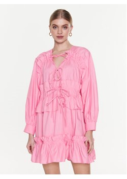 MSGM Sukienka codzienna 3441MDA03 237125 Różowy Regular Fit ze sklepu MODIVO w kategorii Sukienki - zdjęcie 168579677