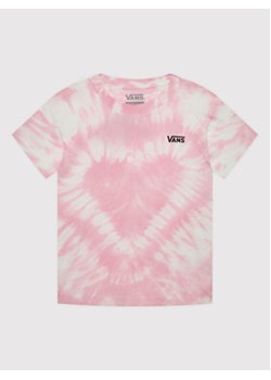 Vans T-Shirt Abby VN0A7RSH Różowy Regular Fit ze sklepu MODIVO w kategorii Bluzki dziewczęce - zdjęcie 168579835