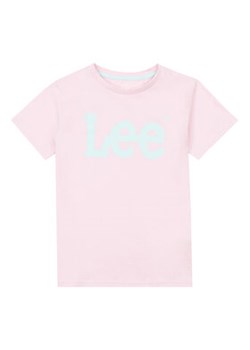 Lee T-Shirt Wobbly Graphic LEG5029 Różowy Regular Fit ze sklepu MODIVO w kategorii Bluzki dziewczęce - zdjęcie 168580225