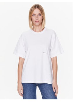 Trussardi T-Shirt 56T00559 Biały Regular Fit ze sklepu MODIVO w kategorii Bluzki damskie - zdjęcie 168580429