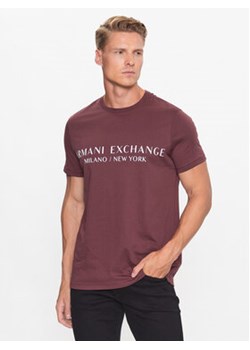 Armani Exchange T-Shirt 8NZT72 Z8H4Z 14AU Czerwony Slim Fit ze sklepu MODIVO w kategorii T-shirty męskie - zdjęcie 168580845
