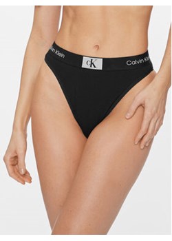 Calvin Klein Underwear Figi brazylijskie High Waist Brazilian 000QF7223E Czarny ze sklepu MODIVO w kategorii Majtki damskie - zdjęcie 168580969