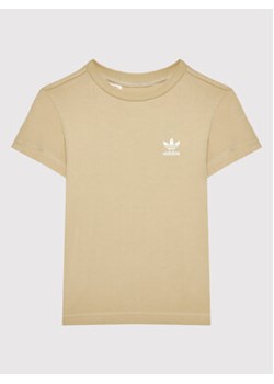 adidas T-Shirt HK7437 Beżowy Regular Fit ze sklepu MODIVO w kategorii T-shirty chłopięce - zdjęcie 168581038