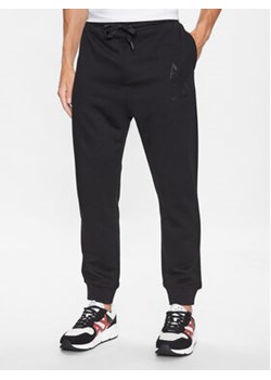 Armani Exchange Spodnie dresowe 6RZPAL ZJ9KZ 1200 Czarny Regular Fit ze sklepu MODIVO w kategorii Spodnie męskie - zdjęcie 168581227
