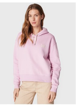 Lee Bluza Essential L53PLJ79 112320681 Różowy Relaxed Fit ze sklepu MODIVO w kategorii Bluzy damskie - zdjęcie 168581426
