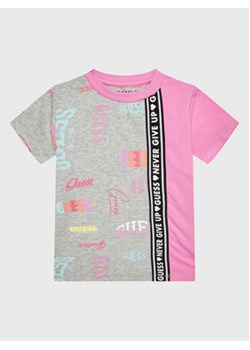 Guess T-Shirt K3RI24 K6YW3 Szary Regular Fit ze sklepu MODIVO w kategorii Koszulki niemowlęce - zdjęcie 168581869