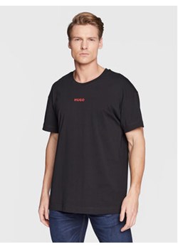 Hugo T-Shirt Linked 50480246 Czarny Regular Fit ze sklepu MODIVO w kategorii T-shirty męskie - zdjęcie 168581888