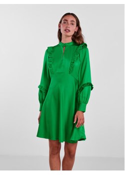 YAS Sukienka codzienna Ferini 26028182 Zielony Regular Fit ze sklepu MODIVO w kategorii Sukienki - zdjęcie 168582288