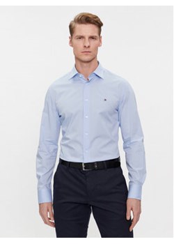 Tommy Hilfiger Koszula Cl Flex Poplin Rf Shirt MW0MW31219 Niebieski Regular Fit ze sklepu MODIVO w kategorii Koszule męskie - zdjęcie 168583057