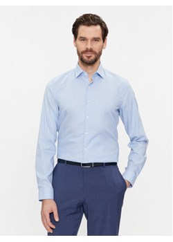 Calvin Klein Koszula Structure K10K112106 Niebieski Slim Fit ze sklepu MODIVO w kategorii Koszule męskie - zdjęcie 168583116