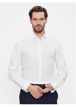 Calvin Klein Koszula K10K112744 Biały Slim Fit ze sklepu MODIVO w kategorii Koszule męskie - zdjęcie 168583299