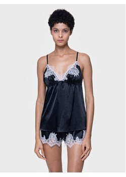 Dorina Koszulka piżamowa Fiesta D001380SW004 Czarny Regular Fit ze sklepu MODIVO w kategorii Piżamy damskie - zdjęcie 168583547