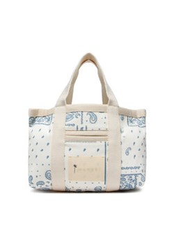 Manebi Torebka Tote Bag Mini B 0.2 Au Beżowy ze sklepu MODIVO w kategorii Torby Shopper bag - zdjęcie 168583766