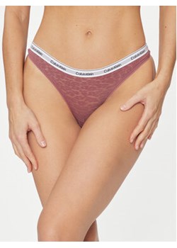 Calvin Klein Underwear Figi brazylijskie 000QD5049E Różowy ze sklepu MODIVO w kategorii Majtki damskie - zdjęcie 168583789