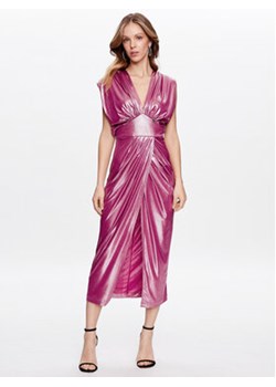Rinascimento Sukienka koktajlowa CFC0113001003 Różowy Slim Fit ze sklepu MODIVO w kategorii Sukienki - zdjęcie 168583818