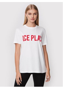 Ice Play T-Shirt 22I U2M0 F021 P400 1101 Biały Relaxed Fit ze sklepu MODIVO w kategorii Bluzki damskie - zdjęcie 168584286