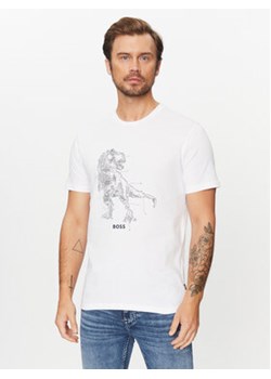 Boss T-Shirt Terassic 50510376 Biały Regular Fit ze sklepu MODIVO w kategorii T-shirty męskie - zdjęcie 168585217