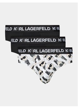 KARL LAGERFELD Komplet 3 par slipów Ikonik 2.0 Brief Set (Pack 3) 236M2101 Czarny ze sklepu MODIVO w kategorii Majtki męskie - zdjęcie 168585226
