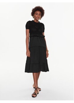 TWINSET Sukienka codzienna 231TT3081 Czarny Regular Fit ze sklepu MODIVO w kategorii Sukienki - zdjęcie 168585836