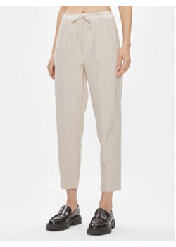 Marella Spodnie materiałowe Milva 2331360939200 Beżowy Regular Fit ze sklepu MODIVO w kategorii Spodnie damskie - zdjęcie 168586286