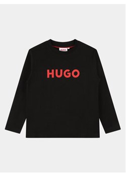 Hugo Bluzka G25131 D Czarny Regular Fit ze sklepu MODIVO w kategorii T-shirty chłopięce - zdjęcie 168586498