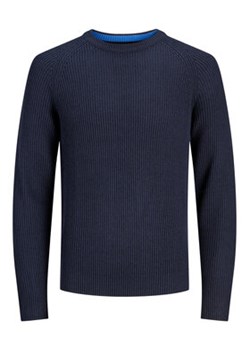 Jack&Jones Junior Sweter 12236760 Granatowy Regular Fit ze sklepu MODIVO w kategorii Swetry chłopięce - zdjęcie 168586585