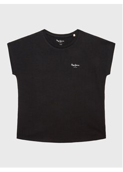 Pepe Jeans T-Shirt Bloomy PG502930 Czarny Regular Fit ze sklepu MODIVO w kategorii T-shirty chłopięce - zdjęcie 168586605
