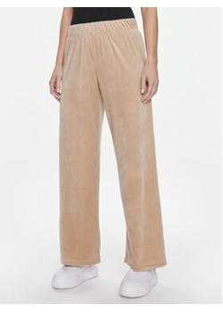 ONLY Spodnie dzianinowe Rebel 15311822 Beżowy Straight Fit ze sklepu MODIVO w kategorii Spodnie damskie - zdjęcie 168587007