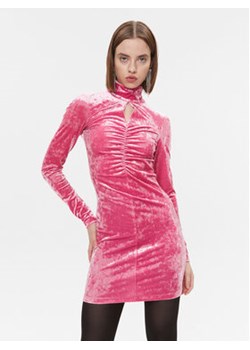Patrizia Pepe Sukienka koktajlowa 2A2613/J050 M471 Różowy Slim Fit ze sklepu MODIVO w kategorii Sukienki - zdjęcie 168587176