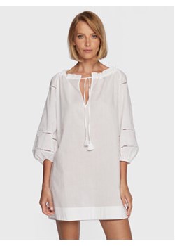 Lauren Ralph Lauren Sukienka codzienna 20389181 Biały Regular Fit ze sklepu MODIVO w kategorii Sukienki - zdjęcie 168587217