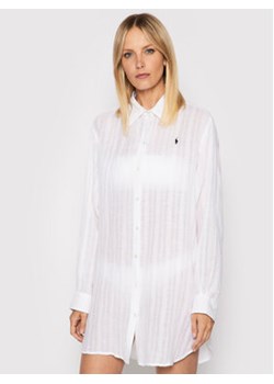 Polo Ralph Lauren Sukienka plażowa 21264377 Biały Oversize ze sklepu MODIVO w kategorii Odzież plażowa - zdjęcie 168587305