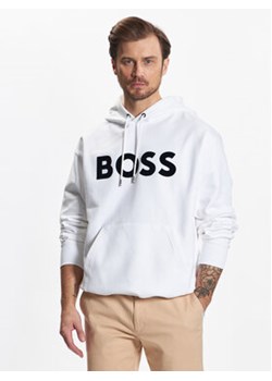 Boss Bluza 50485316 Biały Oversize ze sklepu MODIVO w kategorii Bluzy męskie - zdjęcie 168587306