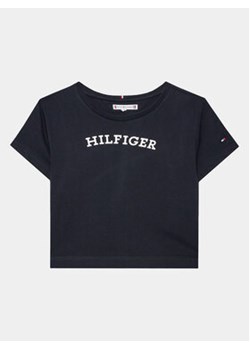 Tommy Hilfiger T-Shirt Monotype Tee KG0KG07431 D Granatowy Regular Fit ze sklepu MODIVO w kategorii T-shirty chłopięce - zdjęcie 168587459