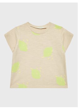 United Colors Of Benetton T-Shirt 3F93A102L Beżowy Relaxed Fit ze sklepu MODIVO w kategorii Koszulki niemowlęce - zdjęcie 168588145