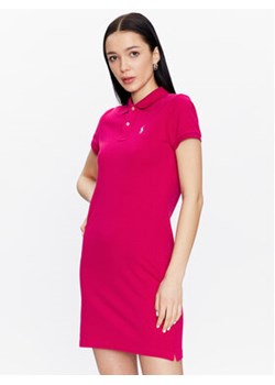 Polo Ralph Lauren Sukienka codzienna 211799490011 Różowy Regular Fit ze sklepu MODIVO w kategorii Sukienki - zdjęcie 168588357