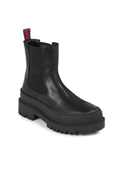 Tommy Jeans Sztyblety Tjw Chelsea Foxing Boot EN0EN02289 Czarny ze sklepu MODIVO w kategorii Botki - zdjęcie 168588645