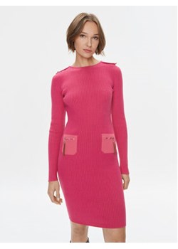 Fracomina Sukienka codzienna FS23WD5009K50401 Różowy Slim Fit ze sklepu MODIVO w kategorii Sukienki - zdjęcie 168588678