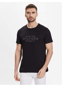 Tommy Hilfiger T-Shirt Curve Logo MW0MW30034 Czarny Slim Fit ze sklepu MODIVO w kategorii T-shirty męskie - zdjęcie 168588765