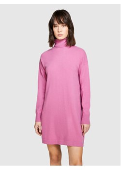 Sisley Sukienka dzianinowa 1044MV00L Różowy Slim Fit ze sklepu MODIVO w kategorii Sukienki - zdjęcie 168589468