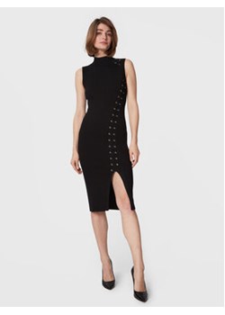 Guess Sukienka dzianinowa W3RK40 Z2U00 Czarny Slim Fit ze sklepu MODIVO w kategorii Sukienki - zdjęcie 168589735