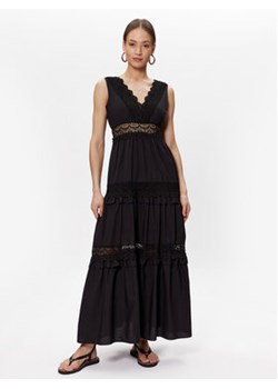 TWINSET Sukienka letnia 231TT2150 Czarny Regular Fit ze sklepu MODIVO w kategorii Sukienki - zdjęcie 168590158