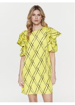 Silvian Heach Sukienka codzienna GPP23375VE Żółty Regular Fit ze sklepu MODIVO w kategorii Sukienki - zdjęcie 168590196