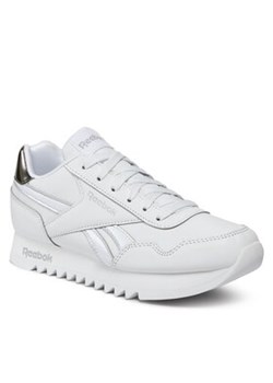 Reebok Sneakersy Royal Classic Jog 3 Platform IF7860 Biały ze sklepu MODIVO w kategorii Buty sportowe dziecięce - zdjęcie 168590429