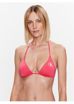 Calvin Klein Swimwear Góra od bikini KW0KW01970 Różowy ze sklepu MODIVO w kategorii Stroje kąpielowe - zdjęcie 168590805