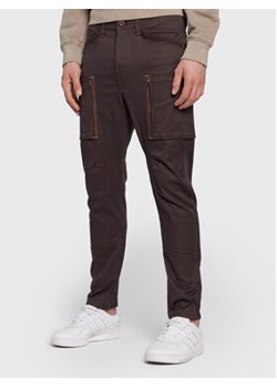 G-Star Raw Spodnie materiałowe Zip Pocket 3D D21975-C105-0028 Brązowy Skinny Fit ze sklepu MODIVO w kategorii Spodnie męskie - zdjęcie 168590997