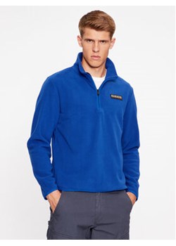Napapijri Polar NP0A4HDV Niebieski Regular Fit ze sklepu MODIVO w kategorii Bluzy męskie - zdjęcie 168591287
