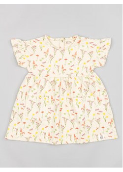 Zippy Sukienka letnia ZBGAP0501 23003 Beżowy Regular Fit ze sklepu MODIVO w kategorii Sukienki niemowlęce - zdjęcie 168591515