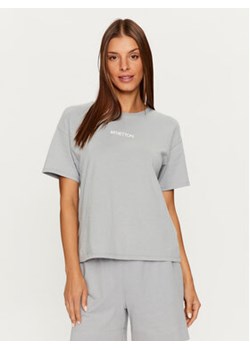 United Colors Of Benetton Koszulka piżamowa 30963M04R Szary Regular Fit ze sklepu MODIVO w kategorii Piżamy damskie - zdjęcie 168591618